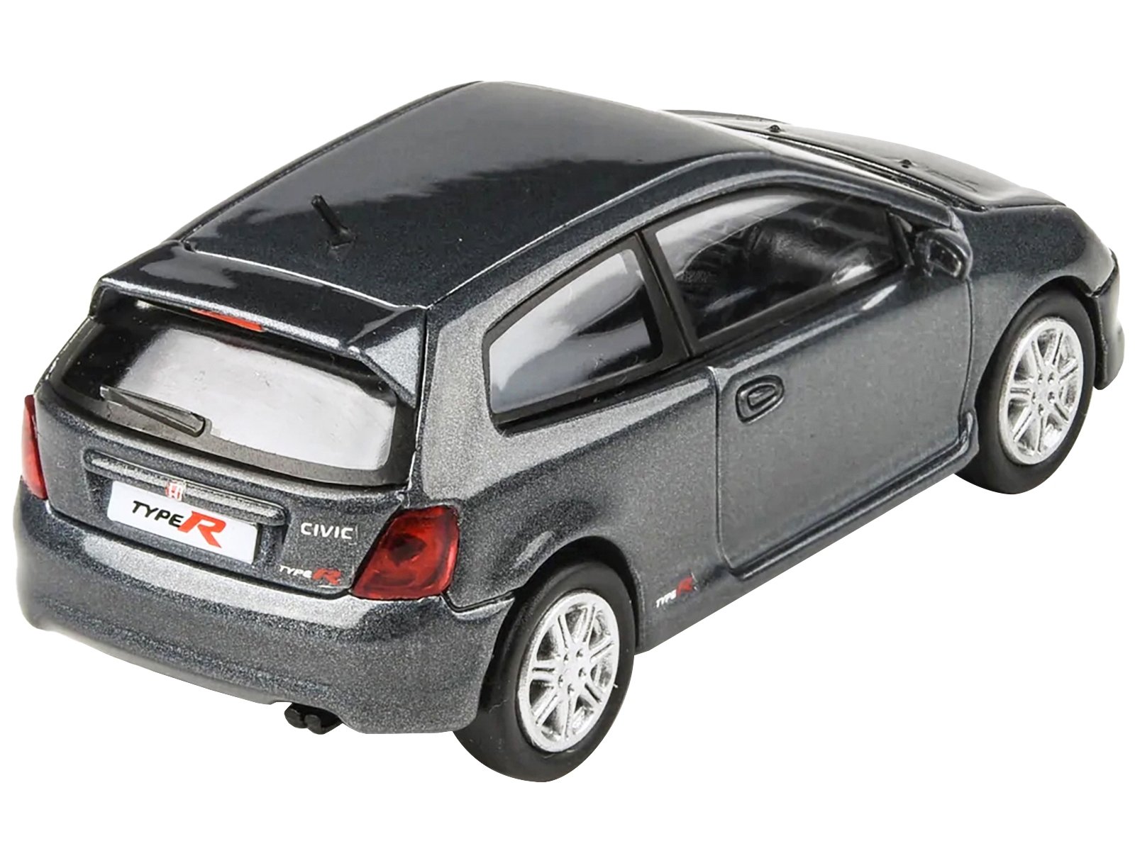 2001 Honda Civic Type R EP3 Cosmic Gray Metallic 1/64 Diecast Model Car by Paragon Models - Image 2