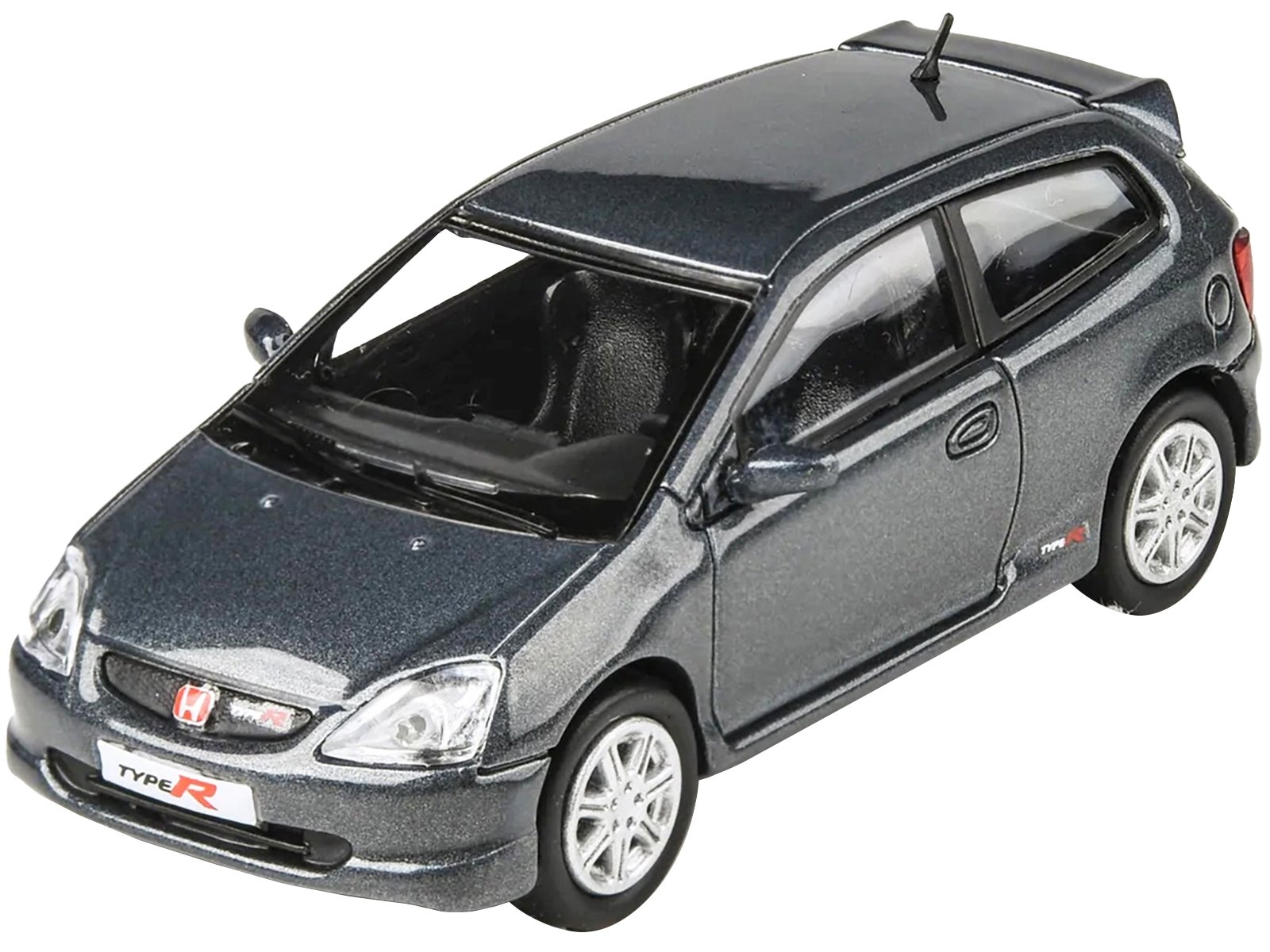 2001 Honda Civic Type R EP3 Cosmic Gray Metallic 1/64 Diecast Model Car by Paragon Models - Image 3