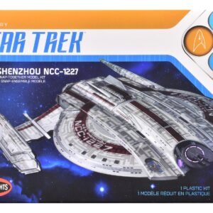 Skill 2 Snap Model Kit U.S.S. Shenzhou NCC-1227 Spacecraft "Star Trek: Discovery" (2017-2024) TV Series 1/2500 Scale Model by Polar Lights