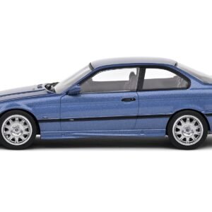 1999 BMW E36 M3 Coupe Estoril Blue Metallic 1/43 Diecast Model Car by Solido