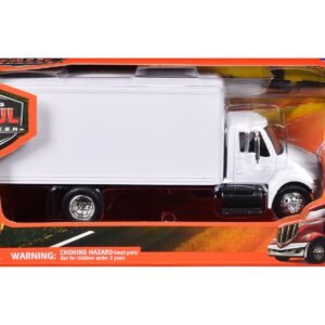 International 4200 Box Truck White "Long Haul Truckers" Series 1/43 Diecast Model by New Ray